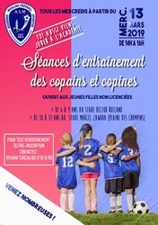 Séance d'entraînement des copains et copines