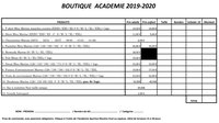 Lancement de la boutique club 2019-2020