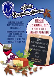 Soirée Beaujolais Nouveau