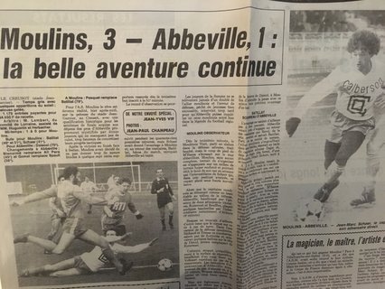 26 janvier 1986: L’AS Moulins aux 16ème de finale de la Coupe de France