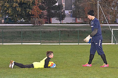 Les gardiens de but au travail