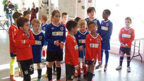 L'école de foot de l'Académie soutenue par le Crédit Agricole