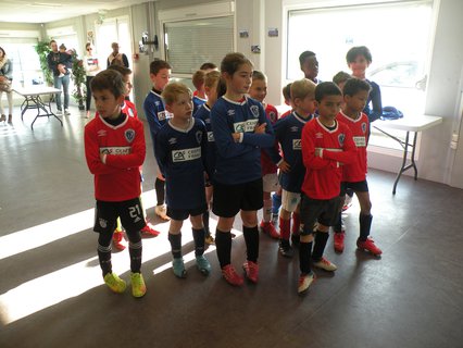 L'école de foot de l'Académie soutenue par le Crédit Agricole