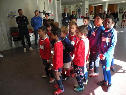 L'école de foot de l'Académie soutenue par le Crédit Agricole