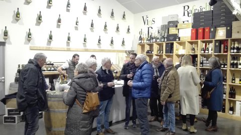 L'Académie en visite à la Cave de Moulins