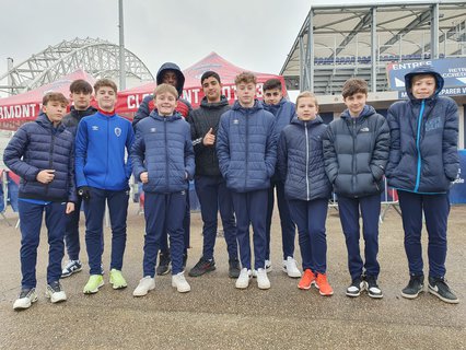 Les jeunes de l'Académie sur une pelouse de Ligue 1