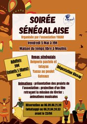 Soirée sénégalaise de Yakar