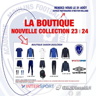 Boutique 2023/2024 : Soirée du foot à 11