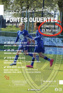 PORTES OUVERTES ECOLE DE FOOT