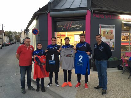 Les U17 reçus à l'Atelier d'Honoré !